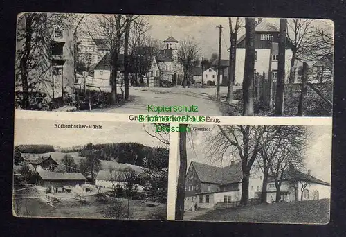 126908 AK Röthenbach im Erzgebirge Röthenbacher Mühle Gasthof um 1920