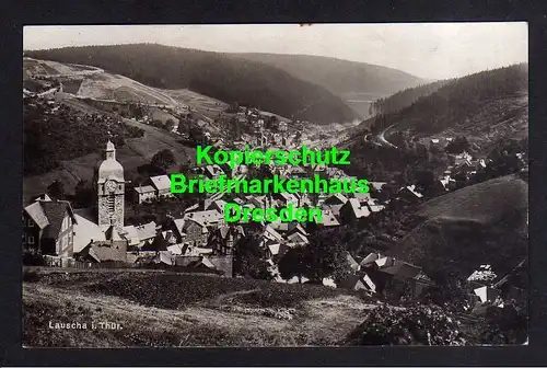 114958 AK Lauscha Thüringen Fotokarte Panorama 1930