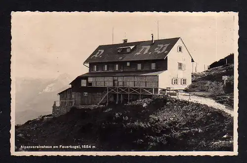 106415 AK Feuerkogel Ebensee Oberösterreich Alpenvereinshaus 1942 Fotokarte