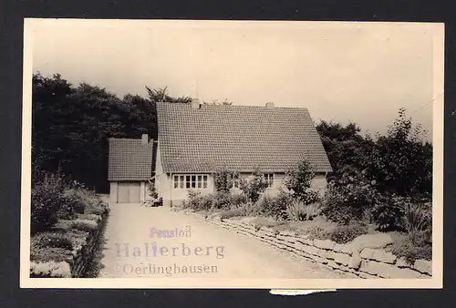 99392 AK Oerlinghausen Pension Hallerberg 1954