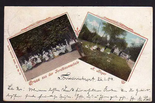 84236 AK Friedrichsort Kiel Forstbaumschule Hoyer 1904