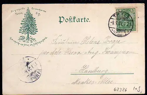 62326 AK Harz Thale 1901 Dambachs Haus