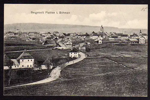 45552 AK Horni Blatnah Bergstadt Platten in Böhmen 1911