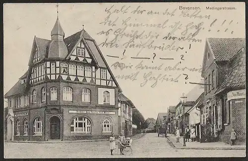 23049 AK Bevensen Medingerstrasse Restaurant Deutsches Haus 1911 Uelzen