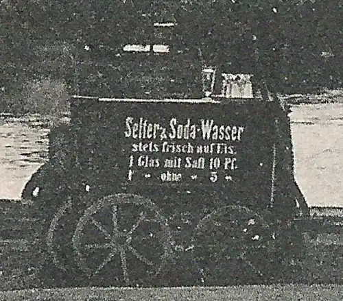 21013 AK Chemnitz Selters & Soda Wasser  stets frisch auf Eis, gelaufen   1905