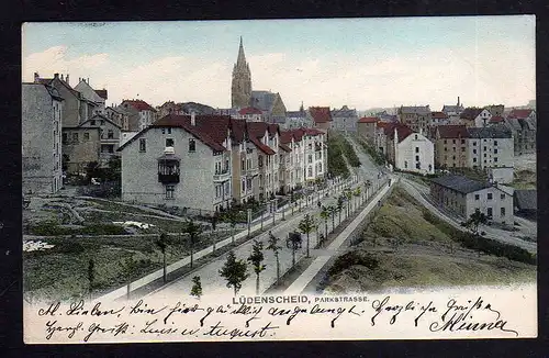 101656 AK Lüdenscheid Parkstrasse 1905