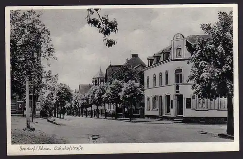 44916 AK Bendorf am Rhein 1954 Bahnhofstraße