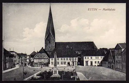43140 AK Eutin Markt Denkmal Kirche