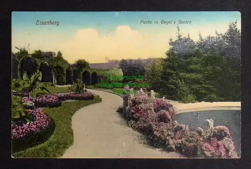 129373 AK Eisenberg Geyers Garten 1911