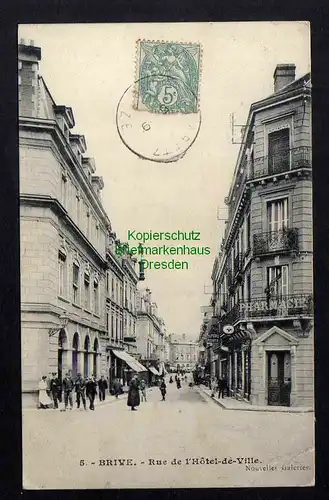 122601 AK Brive 1910 Rue de l`Hotel de Ville Pharmacie