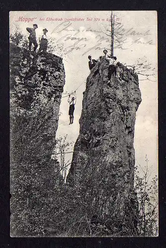 106302 AK Rupprechtstegen Koppe bei Eschenbach 1908 Bergsteiger Kletterer