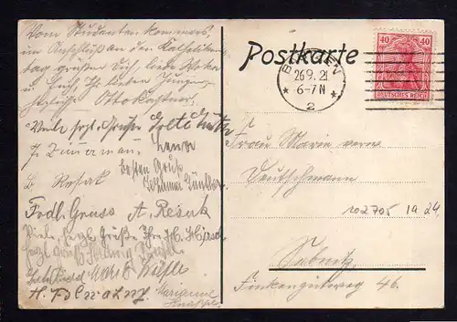 102705 AK Bautzen 1921 Künstlerkarte 3. Sächs. Katholikentag In Domine increment