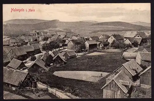 41478 AK Hohegeis i. Harz Gesamtansicht 1914