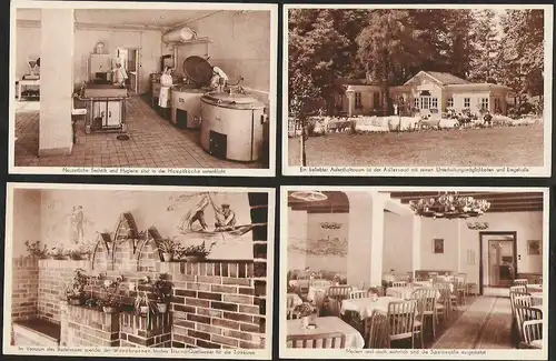 23384 AK Bergarbeiter Sanatorium Warmbad Wolkenstein Serie 11 Karten April 1951
