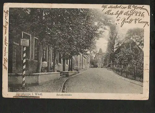 22781 AK Altenberge i. Westf. Feldpost 1918 Verlag : 18422 B. Steinweg 1918