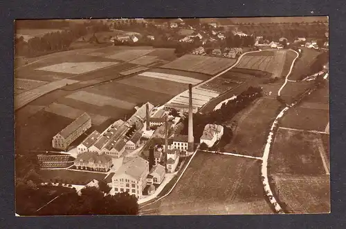 115254 AK Großschweidnitz Amtsh. Löbau Luftbild Duncans Leinen Industrie AG Foto