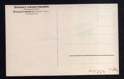 115254 AK Großschweidnitz Amtsh. Löbau Luftbild Duncans Leinen Industrie AG Foto