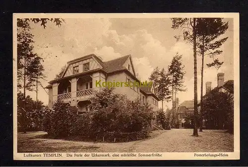 113912 AK Templin Posterholungs Heim 1926