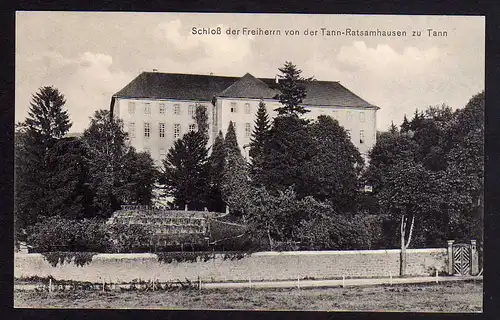 78391 AK Tann Rhön Schloss Tann-Rathsamhausen 1912