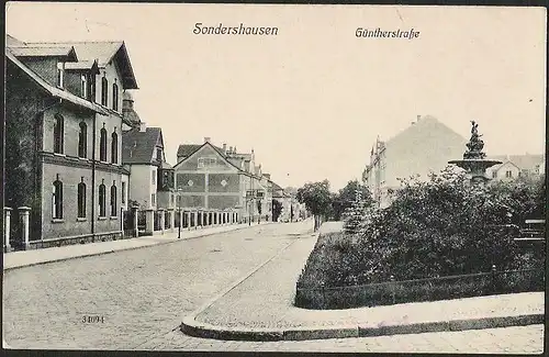 23305 AK Sondershausen Güntherstraße 1910, gelaufen