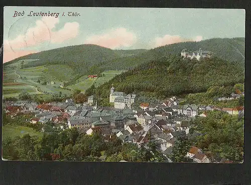 22997 AK Bad Leutenberg Ort 1910 , gelaufen