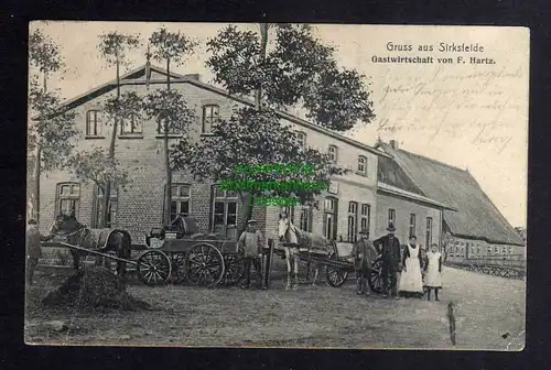 126509 AK Sirksfelde Lauenburg 1907 Gastwirtschaft von F. Hartz