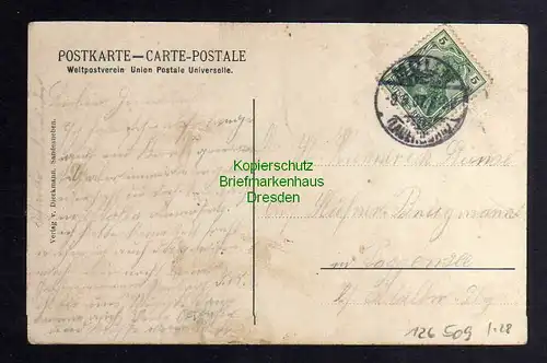 126509 AK Sirksfelde Lauenburg 1907 Gastwirtschaft von F. Hartz