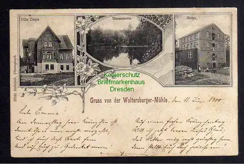 125904 AK Woltersburger Mühle 1900 Villa Voigts Mühle