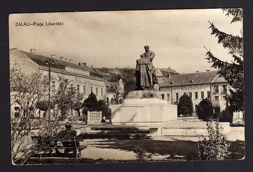 103413 AK Fotokarte Zalău Piata Libertatii 1960 Zilah Zillenmarkt Waltenberg