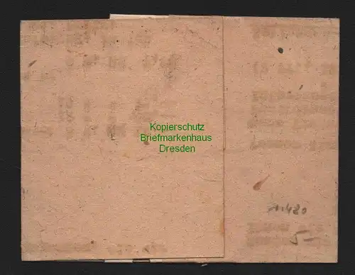 B11480 Brief BAZ Gebühr bezahlt Göttingen 1946