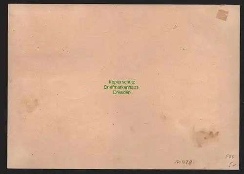 B11428 blanko Postkarte DR 811 Tag der Briefmarke 1942 SST Berlin Ersttag