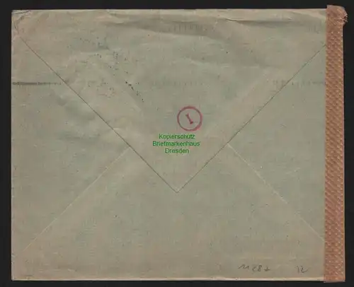 B11287 Brief Lisboa Lissabon Portugal Zensur OKW 1943 nach Freiberg