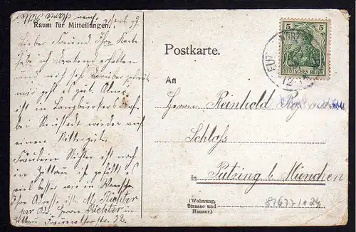 81677 AK Wanscha bei Ostritz Bäckerei Mühle Gasthaus zu den 3 Ländergrenzen 1906