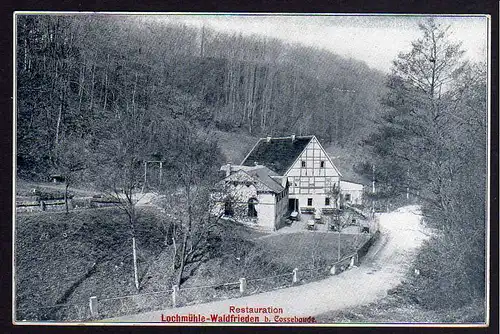 60152 AK Lochmühle Waldfrieden bei Cossebaude Restauration 1907
