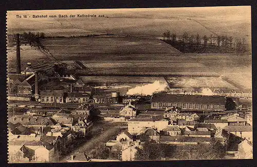 45348 AK Laon La Gare Bahnhof 1915 1918