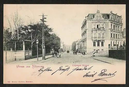 25254 AK Meerane Leipziger Strasse 1904