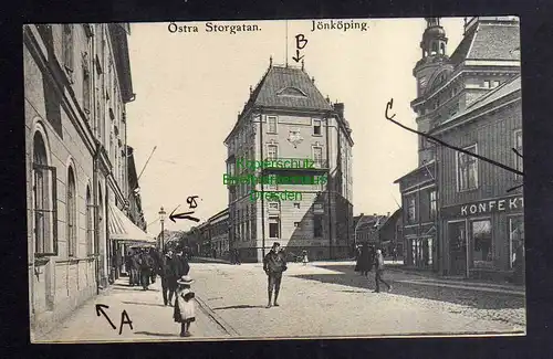 131329 AK Jönköping 1910 Östra Storgatan