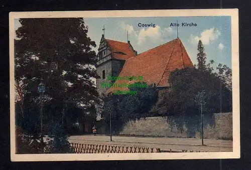 130531 AK Coswig Sa. Alte Kirche 1917
