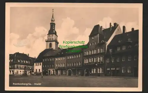 140202 AK Frankenberg Sa. Markt 1954