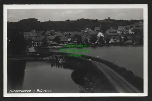 140191 AK Nieder-Werbe Niederwerbe am Edersee 1952 Fotokarte