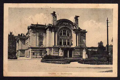 83256 AK Thorn Stadttheater Zensur 1914