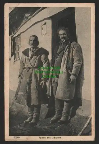 140706 AK Typen aus Galizien 1918 Feldpost Ukraine