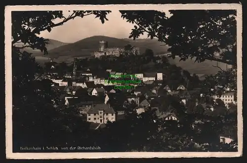 150612 AK Bolkenhain Schlesien Bolkow von der Richardshöh um 1935