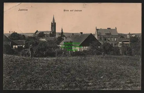 147974 AK Blick auf Jastrow Wpr. 1906 Jastrowie mit Kirche