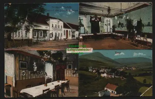 147913 AK Langwaltersdorf Unislaw Slaski Kr. Waldenburg Schlesien Walbrzych 1921