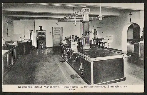25425 AK Simbach Inn Englisches Institut Marienhöhe Küche 1916