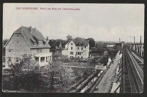25173 AK Bad Sassendorf Wohnhäuser am Weg zur Charlottenquelle, gelaufen