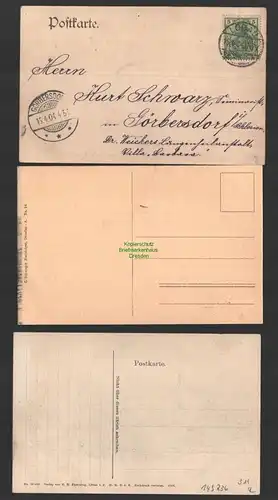 149236 3 AK Löbau 1904 I. Bürgerschule Wendische Kirche Ziegenkopf Seminar 1908