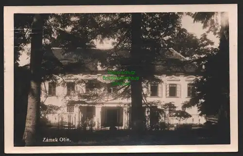 144202 AK Schloss Otin Zamek Fotokarte 1933