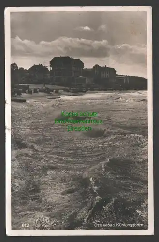 140958 AK Ostseebad Kühlungsborn 1941 Fotokarte Strandvilla